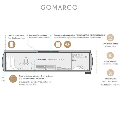 GOMARCO ARCON TAPIZADO CURVEX 29